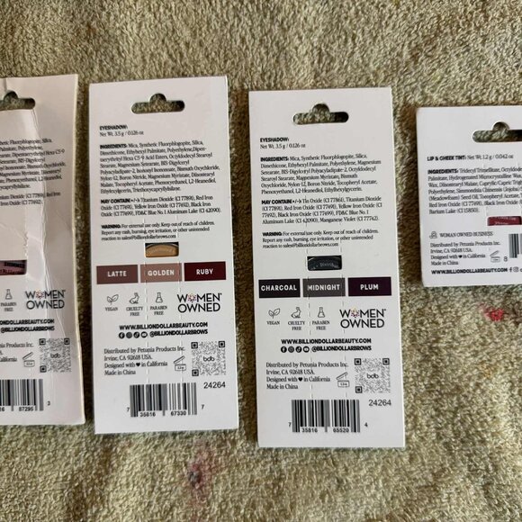 Billion Dollar Beauty Makeup Box / Mirror, Eyeshadow, and Blush BRAND NEW - Picture 10 of 12